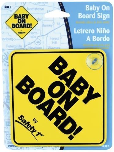 Safety 1St "Baby On Board" Sign (Pack of 6)