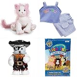 Webkinz Pet Plush Combo Pack (Medium) - Pink and White Cat