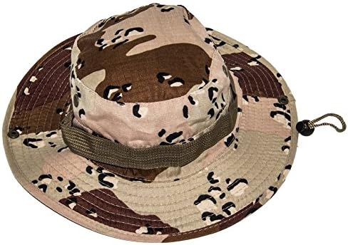 Outdoor Fishing camping snap Brim Military Bucket Sun hat cap Woodland camo UV protection