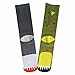 Funky Giant Gorilla and Mutant Lizard Monster Mismatched Mens Womens Frenemy Socks