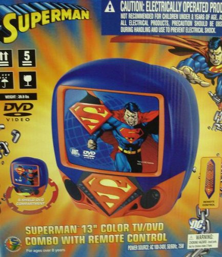 SUPERMAN TV DVD PLAYER COMBO 13" NEW IN BOX | eBay