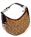 Gucci 211519 FBOG1G Brown Beige Fabric Handbag