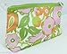 Clinique~pink & Green & Orange Floral Small Makeup Bag