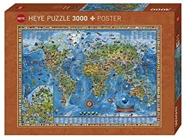 Heye 29386 - Standardpuzzles 3000 Teile Amazing World, by Heye Verlag