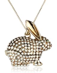 Lucky Brand Rabbit Pendant Necklace, 28"