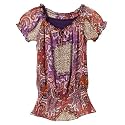 Xhil BG SS Chiffon Top Paris Pink