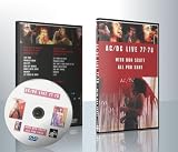AC/DC LIVE 77-78 Rare original vocalist Bon Scott DVD