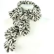 Faux Fur Fuzzy Winter Scarf Neckwarmer Animal Print Black