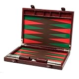 Underwood UN\236 Backgammon Gaming Set In Leather