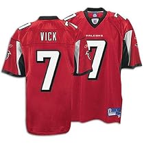Atlanta Falcons Michael Vick NFL Reebok Premier Jersey Red