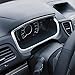 Kust Ybt71111w Car Dashboard Cover, Dashboard Chrome Trim fit for Honda 2015 2016 CRV, Pack of 1 Piece of Chrome ABS Plating Material Dashboard Trim