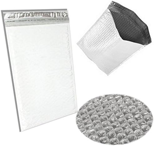DuraMailer [50-Pack] #2 8.5x12 Poly Bubble Mailer Padded Envelope Shipping Bag 8.5" x 12" (Size #2)