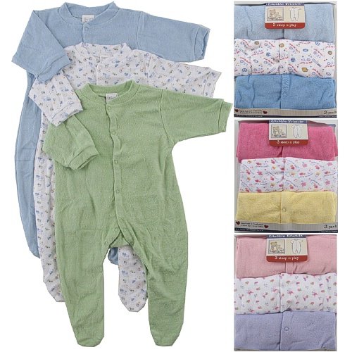3-Pack Sleep N Play (Terry)