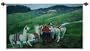 Wool tapestry, 'The Llama Herders'