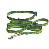 John Deere Large Adjustable Collar (Green, 1' Wide 18'-28')