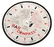KIKKERLAND Stainless Steel Rotating Bar Compass with 16 Cocktail Recipes - Must Have!
