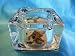 Dune Design Executive Desk Paperweight with Sand and Seashells