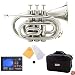Mendini MPT-N Nickel Plated Bb Pocket Trumpet