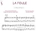 Partition : La Foule - Piano et Paroles - Feuillet