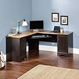 Sauder Harbor View Corner Computer Desk, Antiqued Paint
