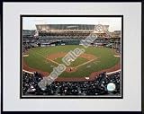 McAfee Coliseum - Oakland A's Opening Day 2008 Double Matted 8 x 10 Photograph In Black Anodize