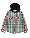 Beebay Boys Y/D Check Hooded Shirt (Green Check) RS.597.00