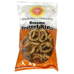 Ener-G Foods Sesame Pretzel Rings, Gluten-Free, 2.65-Ounce Bags (Pack of 20)