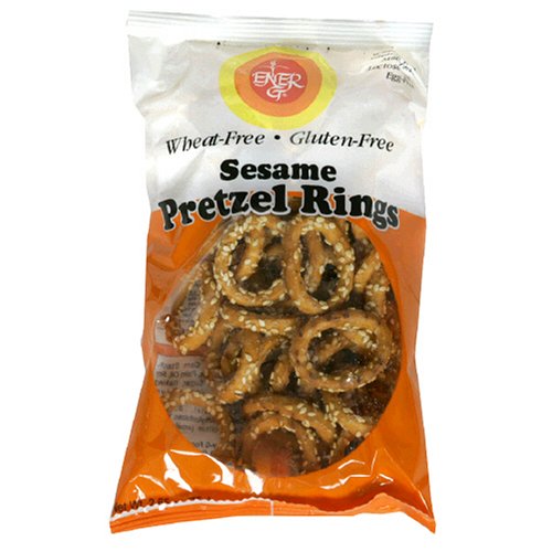 Ener-G Foods Sesame Pretzel Rings, 2.65-Ounce Bags (Pack of 20)