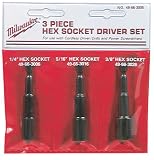 Milwaukee 49-66-3005 Hex Socket Set