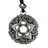 Pentacle of the Goddess Wiccan Jewelry Pagan Pentagram Necklace