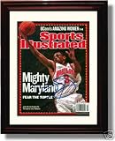 Framed Juan Dixon Sports Illustrated Autograph Print - Maryland Terrapins - 2002