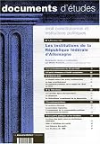 Les Institutions de la R�publique f�d�rale d'Allemagne : documents r�unis et comment�s