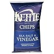 Kettle Chips, Sea Salt & Vinegar, 5-Ounce Bags (Pack of 15)