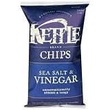 Kettle Chips Sea Salt & Vinegar, 5-Ounce Bags (Pack of 15)