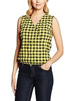 TESSITA Blusa (Azul Oscuro / Amarillo)
