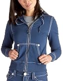 Poof Women's Knit Hooded Sweatshirt Jacket