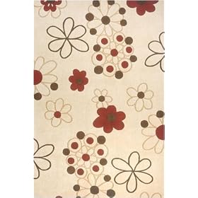 Bedford Area Rug, 5'9ROUND, IVORY by Home Decorators Collection