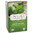 Discounts Numi Organic Tea Moroccan Mint, Full Leaf Herbal Teasan, Caffeine Free, 18-Count Tea Bags (Pack of 3)