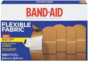 Band-Aid Adhesive Bandages, Flexible Fabric, All One Size 1