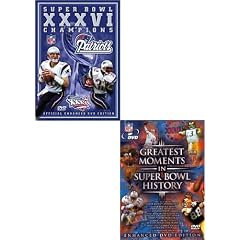 Super Bowl XXXVI Champions / Greatest Moments in Super Bowl History (2 pack)