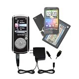 Double Wall Home Charger with tips including a tip for the RCA MC4204 OPAL Digital Media Player – uses Gomadic TipExchange Technology