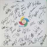 Team Italy Autographed 2013 World Baseball Classic Logo Full Size Base Featuring "2013 Team Italy" Inscription & 36 Signatures Total! Proof Photos