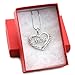 SoulBreezeCollection Mother's Day Clear Mom Heart Necklace Love Pendant Charm Gift Jewelry