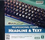 Quickstart Professional Fonts Headlines & Text