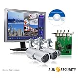 Sun Security 4 Channel Security Camera DVR Video Surveillance System