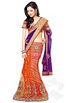 WSR2628 : Delicate and delightful wedding wear lehenga saree online.