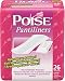 Poise Pantiliners, 26 Count