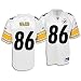 Hines Ward Jersey: Reebok White Replica #86 Pittsburgh Steelers Jersey - Small
