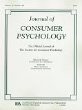 Consumers in Cyberspace: A Special Double Issue of the journal of Consumer Psychology (Journal of Consumer Psychology, Vol. 13, Number 1&2)