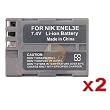 NEW 2 EN-EL3e Battery for Nikon D200 D80 D70 D50 ENEL3e